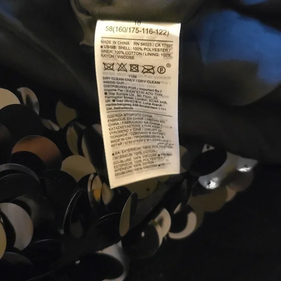 Banana Republic Teia Sequin Maxi Dress. Size 18. BLACK. - Picture 14 of 14